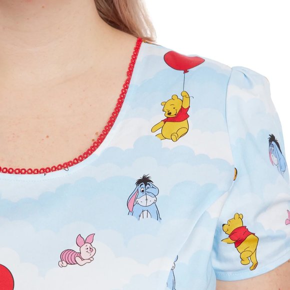 Stitch Shoppe Winnie the Pooh Laci Dress Size M by Loungefly - Picture 5 of 16